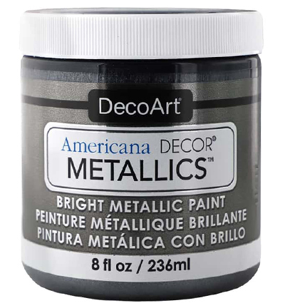 ♥Americana Decor Metallics 236 ml Obsidian ADMTL21-36