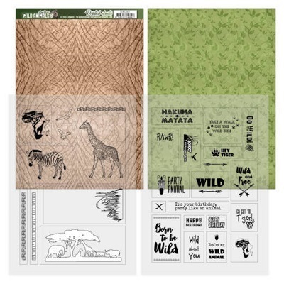 *Printed Sheets Wild Animals 2