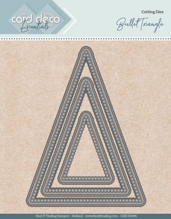 Card Deco Cutting Dies Bullet Triangle sofort lieferbar