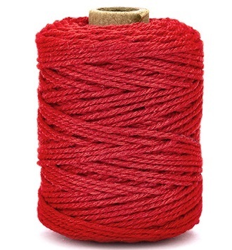 Vivant Kordel Baumwolle rot 50 m 2 mm sofort lieferbar