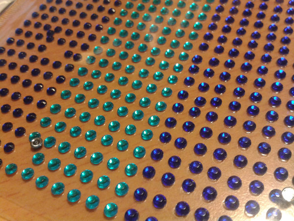 Glitzersteinchen blautöne selbstkl. 756 x 2 mm CDEAS005 sofort lieferbar