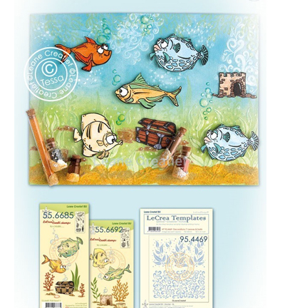 *Clear Stamps (Silikonstempel) Fish bowl 2