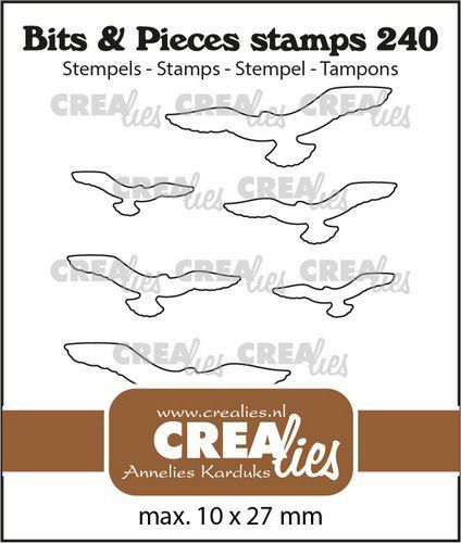 ♥ Clear Stamps 6 fliegende Vögel CLBP240 sofort lieferbar