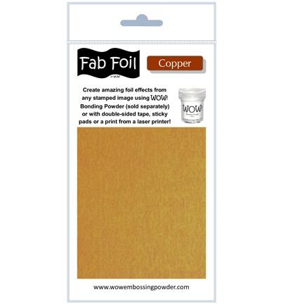 Fabulous Foil Copper 1 Meter x 10 cm sofort lieferbar
