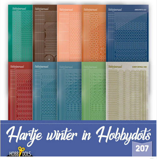 Hobbyjournaal Stickerset Hobbydols 207 STSHD207 sofort lieferbar